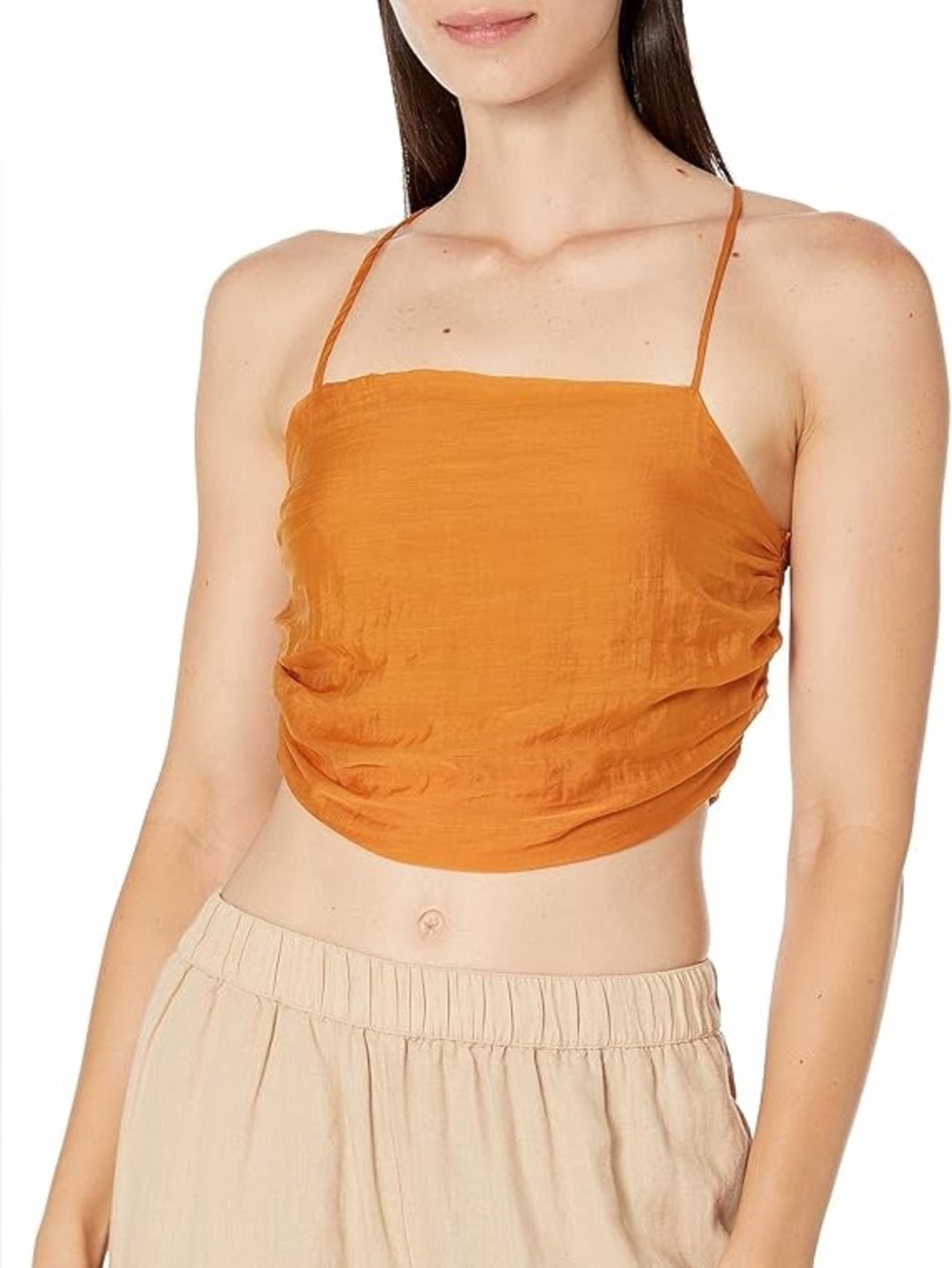 Moon River Terracotta Sleeveless Top